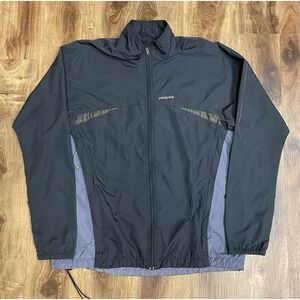 Vintage Patagonia Integral jacket Womens Large Dark Navy Full Zip Windbreaker